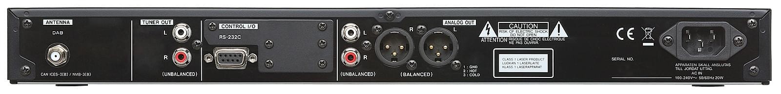 TASCAM CD-400UDAB Lecteur Multimédia Professionnel avec Radio DAB+ et Récepteur Bluetooth