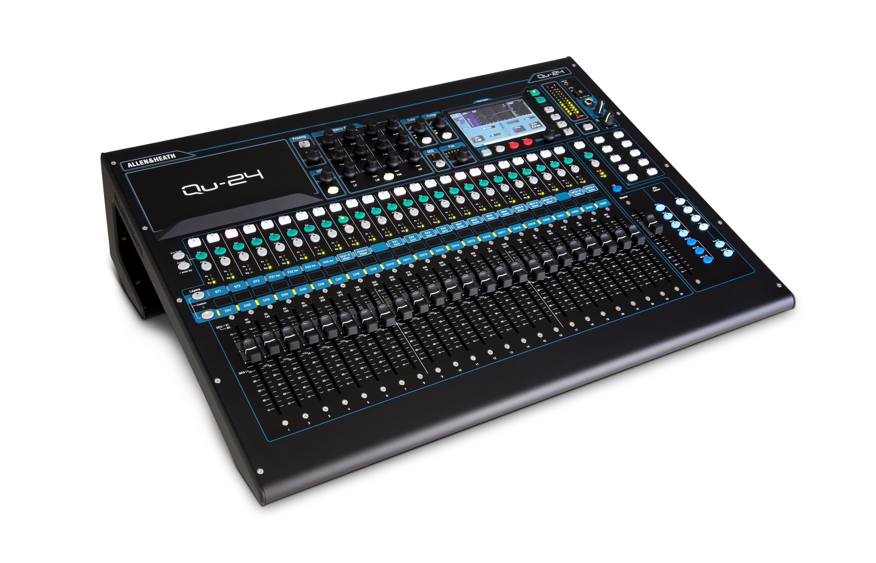 Allen & Heath QU-24 Console Numérique 30 Entrées/24 Sorties — Allen & Heath