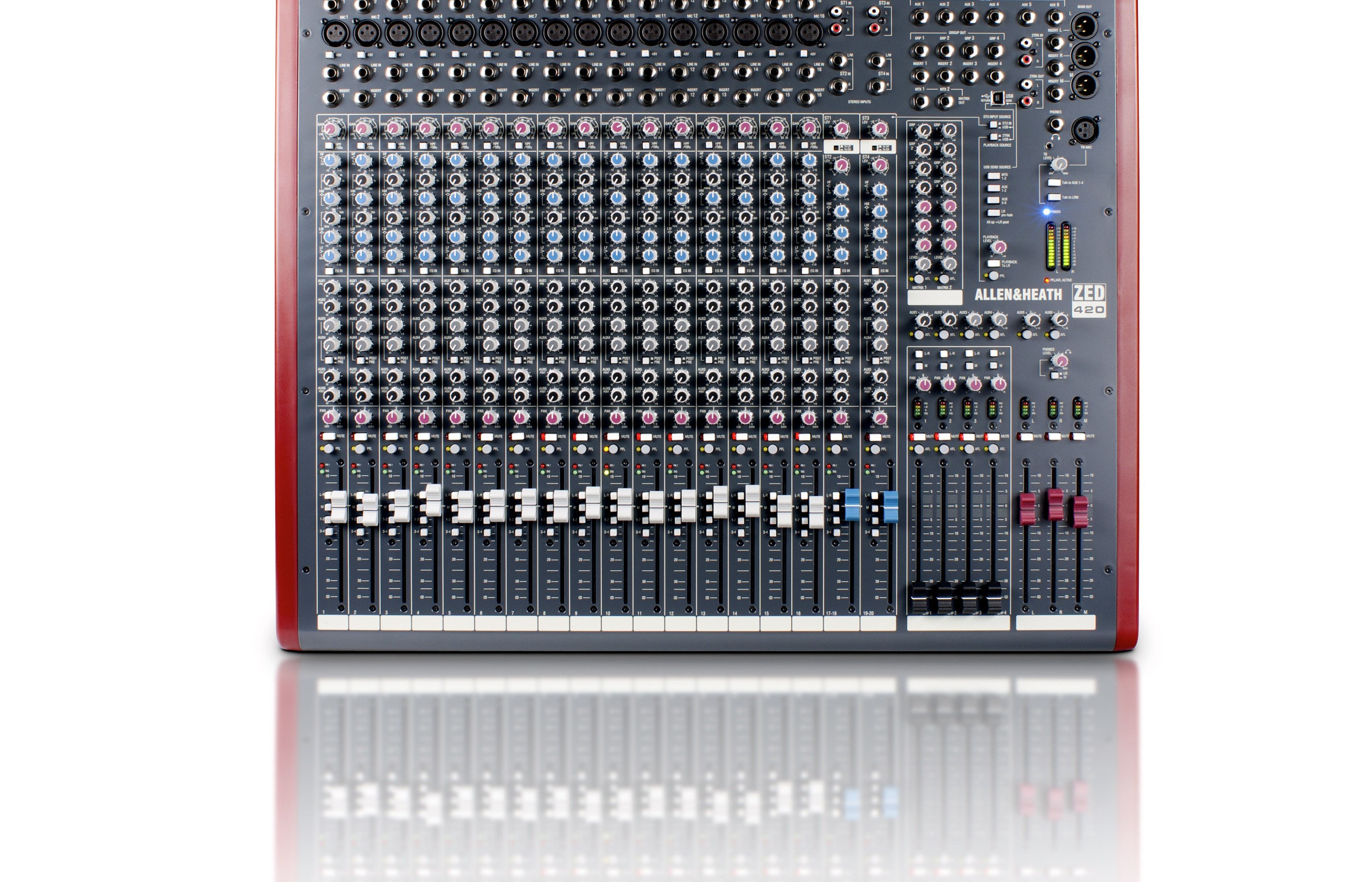 Allen & Heath ZED-420 Console de Mixage 4 Bus