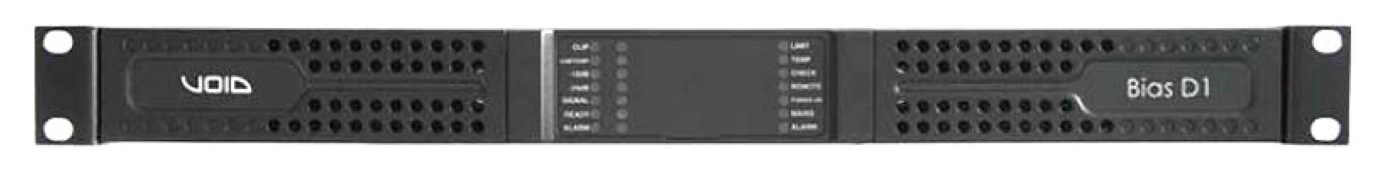 VOID Bias D1 Amplificateur de Puissance DSP 2 x 800 Watts (4Ω) — Void Acoustics