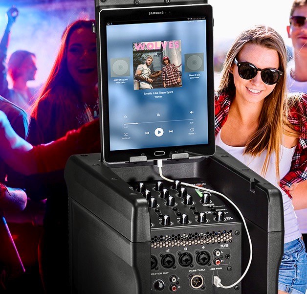 JBL EON-ONE PRO Enceinte de Sonorisation Portable Sur Batterie 7 Canaux + Bluetooth 380 Watts