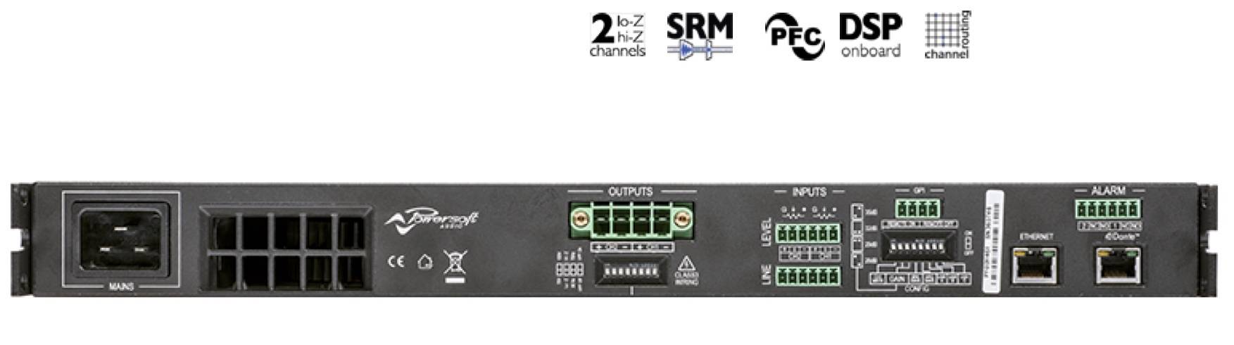 POWERSOFT DUECANALI 1604 Amplificateur de Puissance 2 x 800 Watts (8Ω)