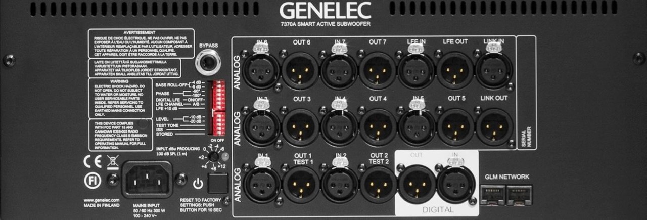 GENELEC 7370A SAM™ Caisson de Grave Amplifié de Studio avec DSP Intégré 400 Watts