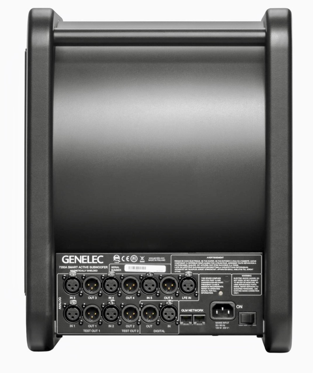 GENELEC 7350A SAM™ Caisson de Basse Amplifié de Studio avec DSP Intégré 150 Watts