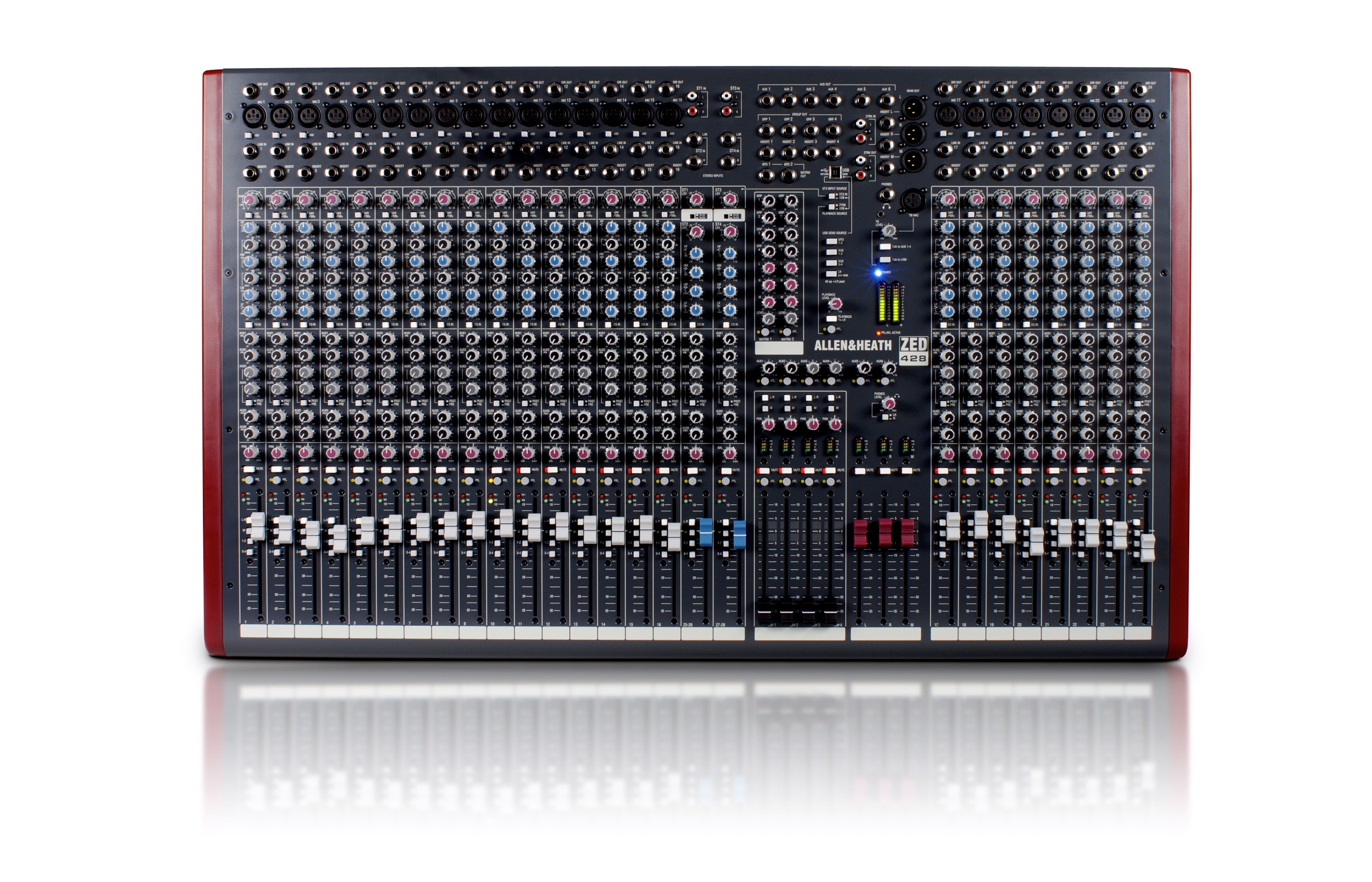 Allen & Heath ZED-428 Console de Mixage 4 Bus 24 Entrées