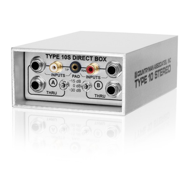 COUNTRYMAN TYPE 10-S, BOÎTE DE DIRECT ACTIVE STÉRÉO — Countryman Associates, Inc