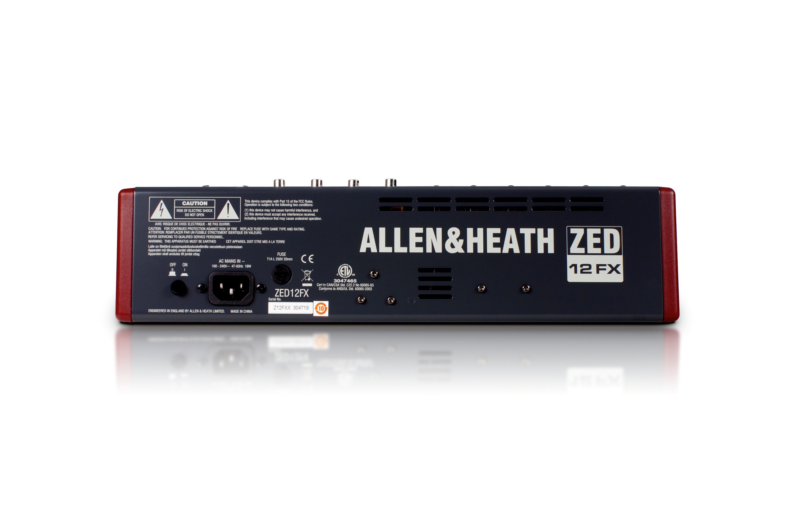 Allen & Heath ZED-12FX Console de Mixage 6 Entrées