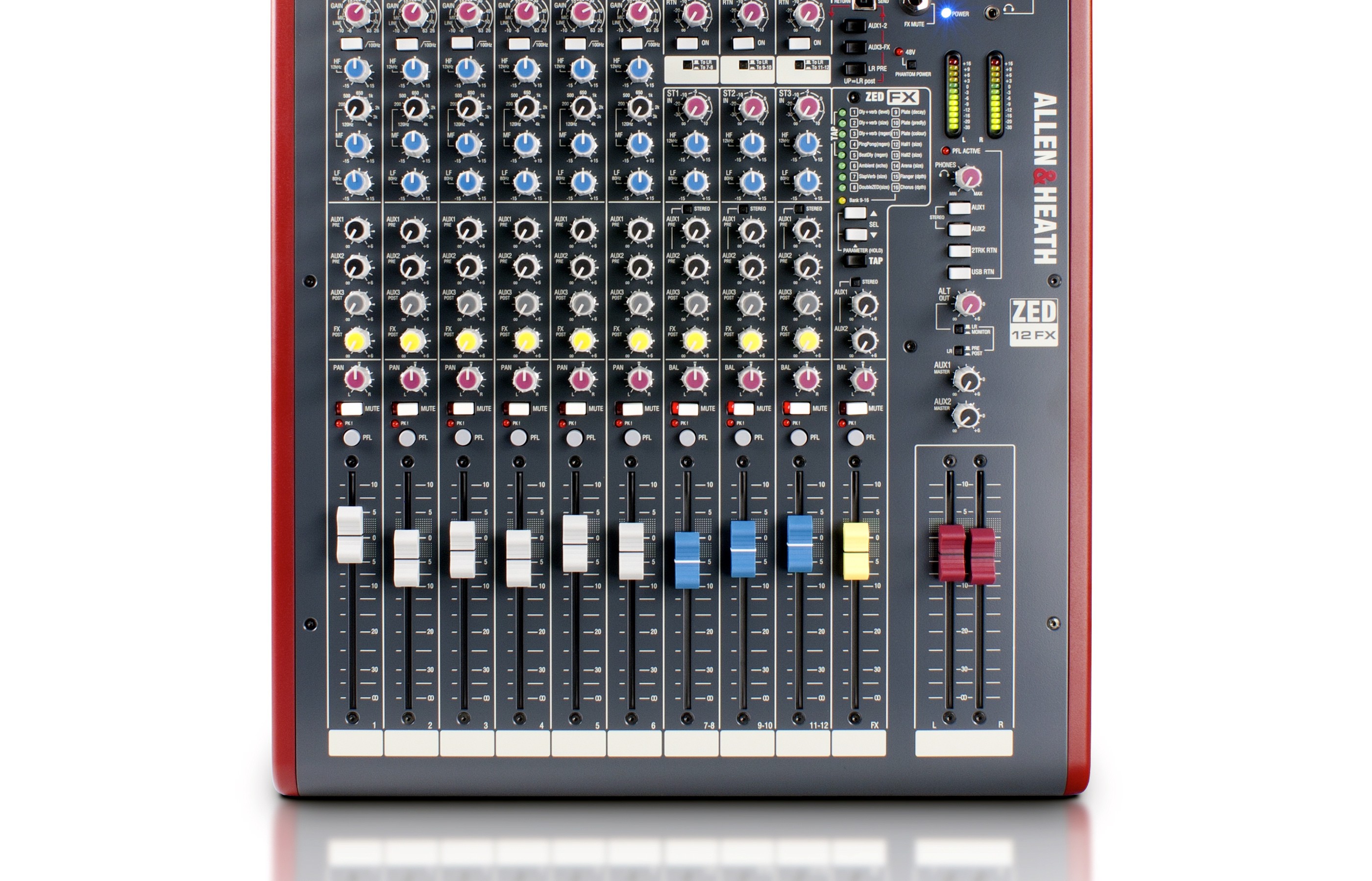 Allen & Heath ZED-12FX Console de Mixage 6 Entrées