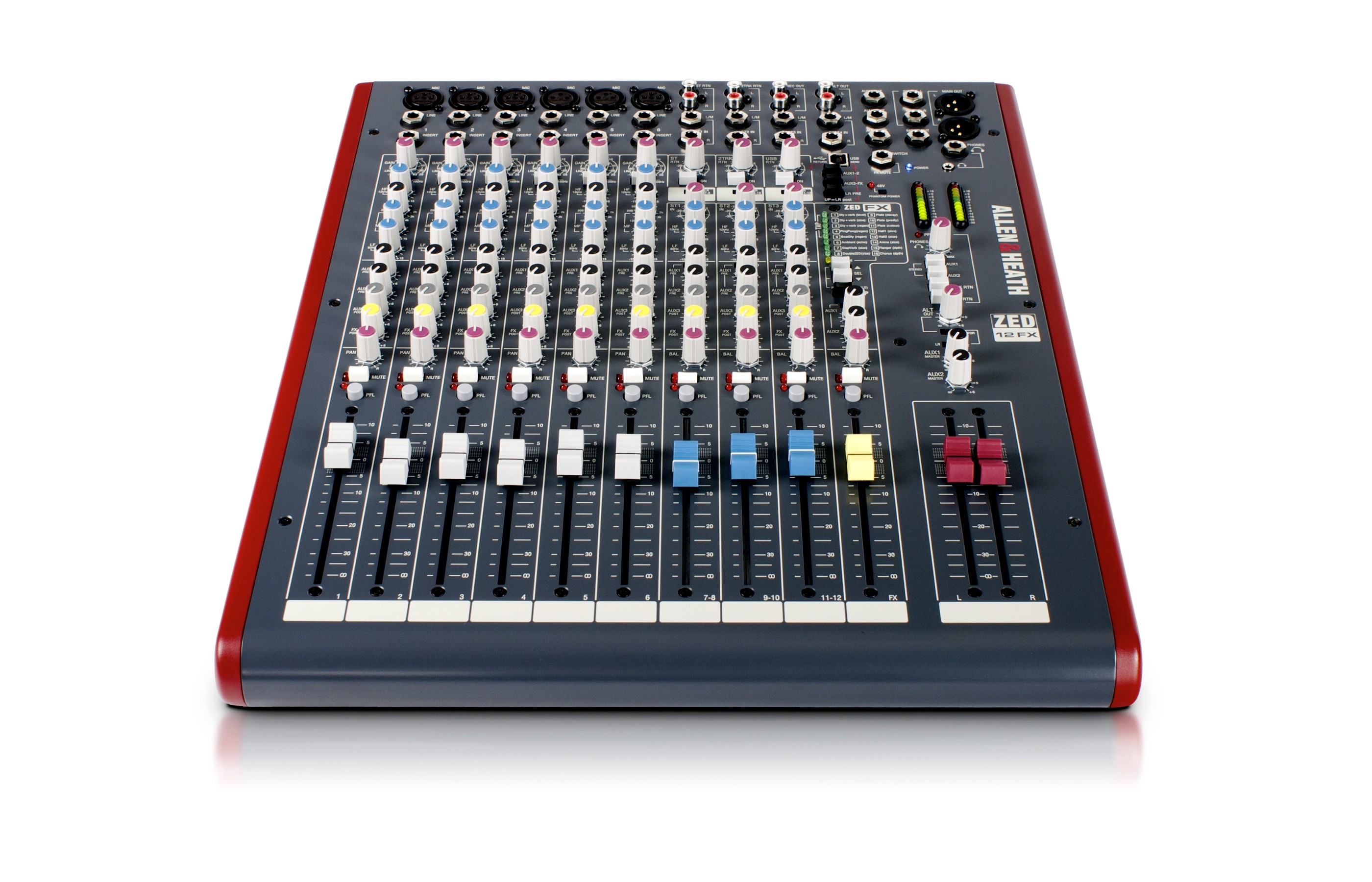 Allen & Heath ZED-12FX Console de Mixage 6 Entrées