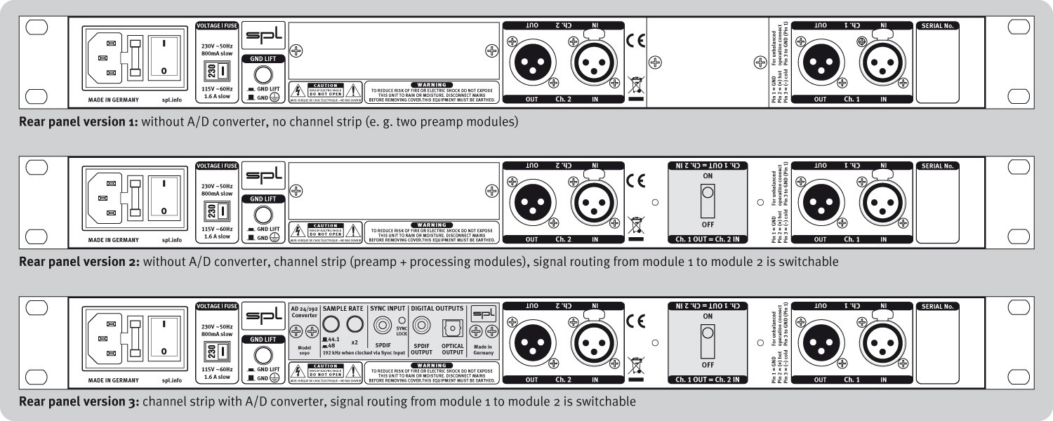 SPL TWINTUBE Processeur d'Effets 2 Canaux