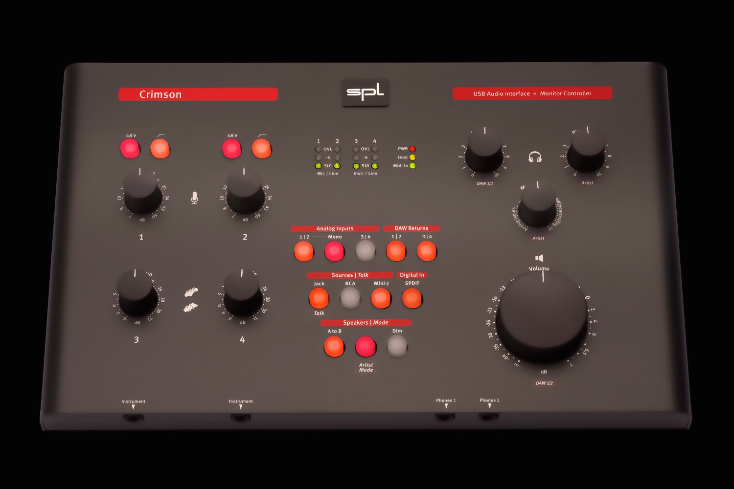 SPL CRIMSON Interface Audio USB
