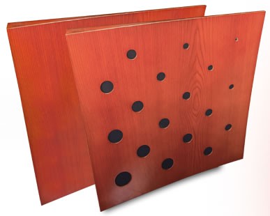 JOCAVI ® Woodfoil Panneau Acoustique Mixte (Lot de 2 pièces) — JOCAVI Acoustics Panels