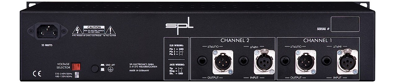 SPL TUBE VITALIZER Enhancer à Lampes 2 Canaux