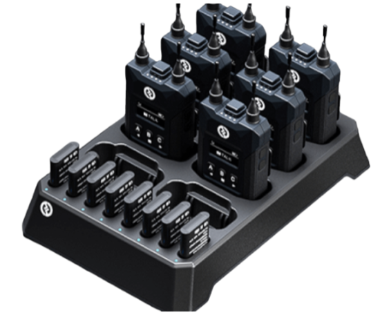 Chargeur 8+8 emplacements Beltpack Hollyland HL-M1 — vue 3