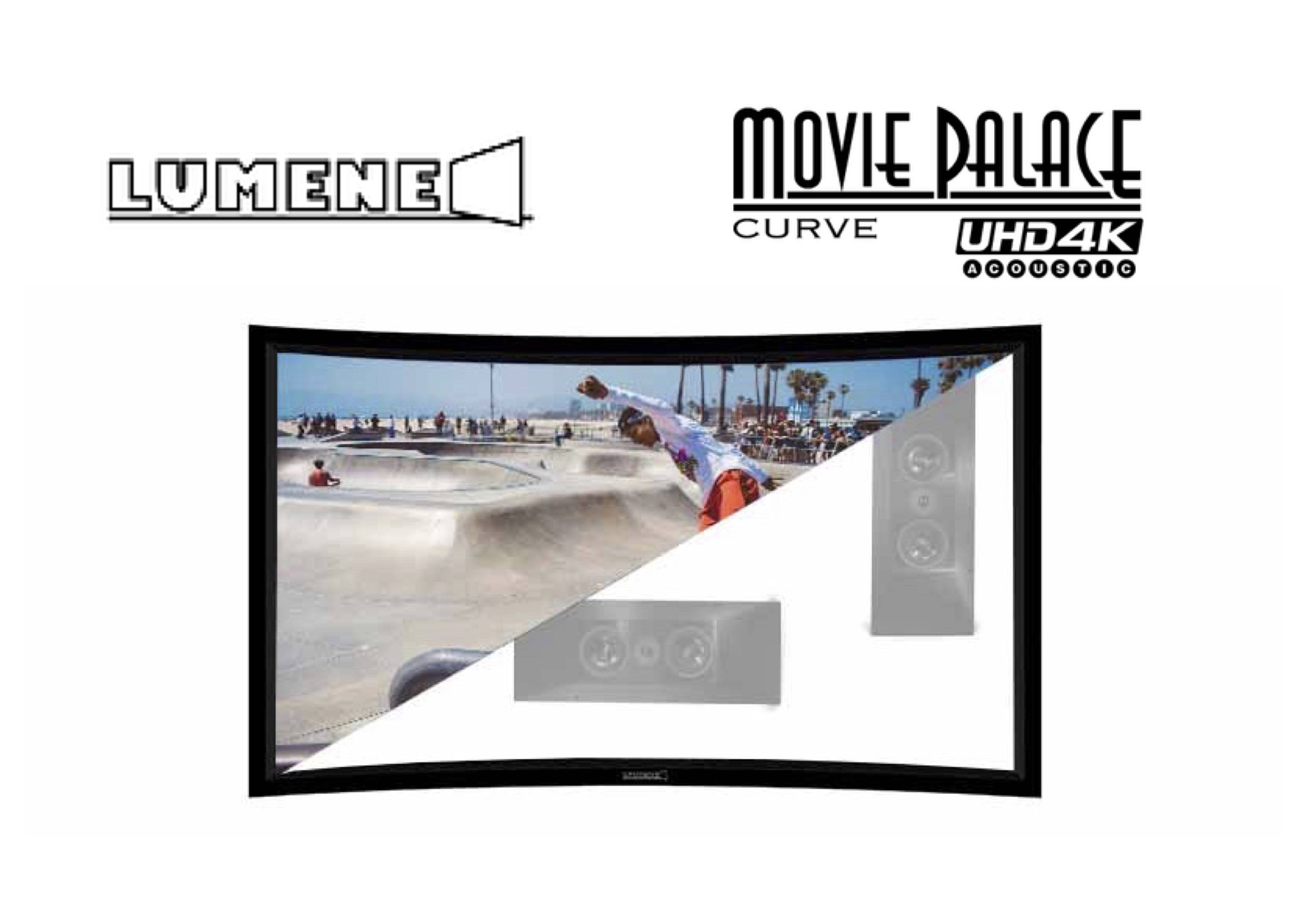 LUMENE MOVIE PALACE UHD 4K CURVE ACOUSTIC 300 C [16:9] — LUMENE