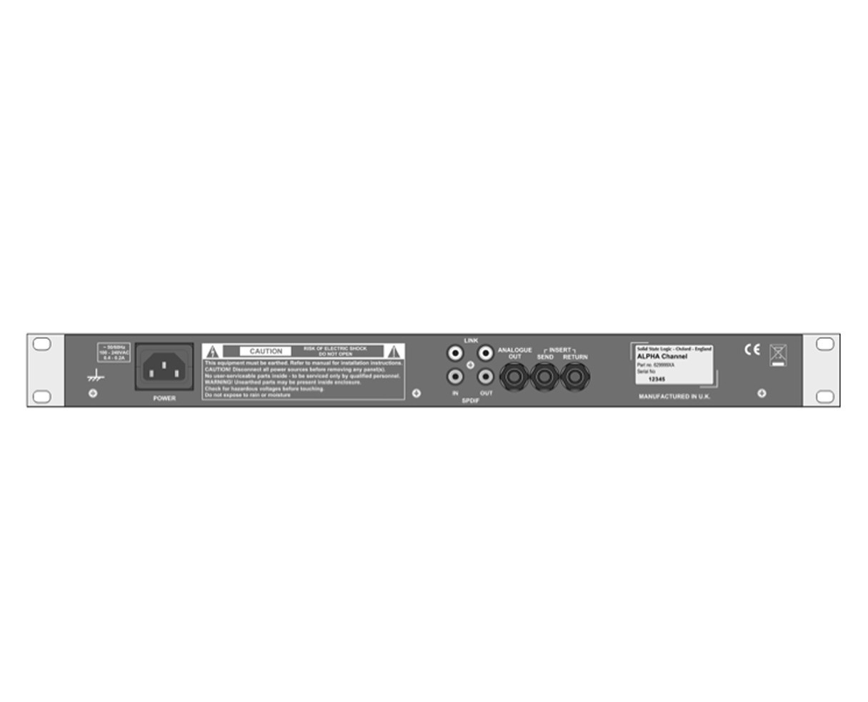 SSL XLogic™ Alpha Channel - Préampli / EQ