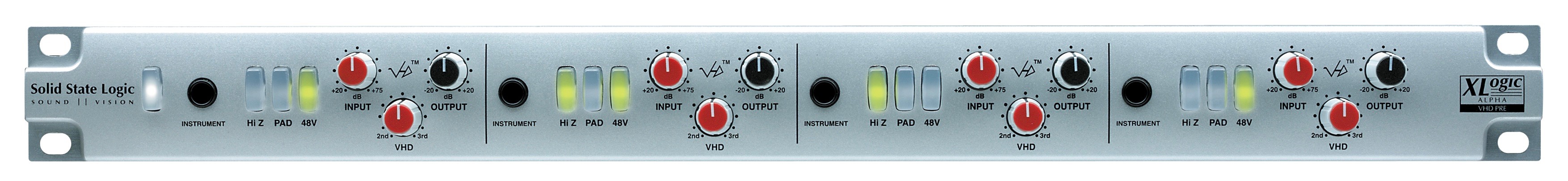 SSL XLogic™ Alpha-VHD - Mic Pre 4 canaux — Solid State Logic (SSL)