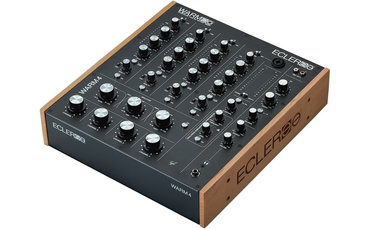 ECLER Warm4 Table de Mixage Analogique 4 Voies à Boutons Rotatifs