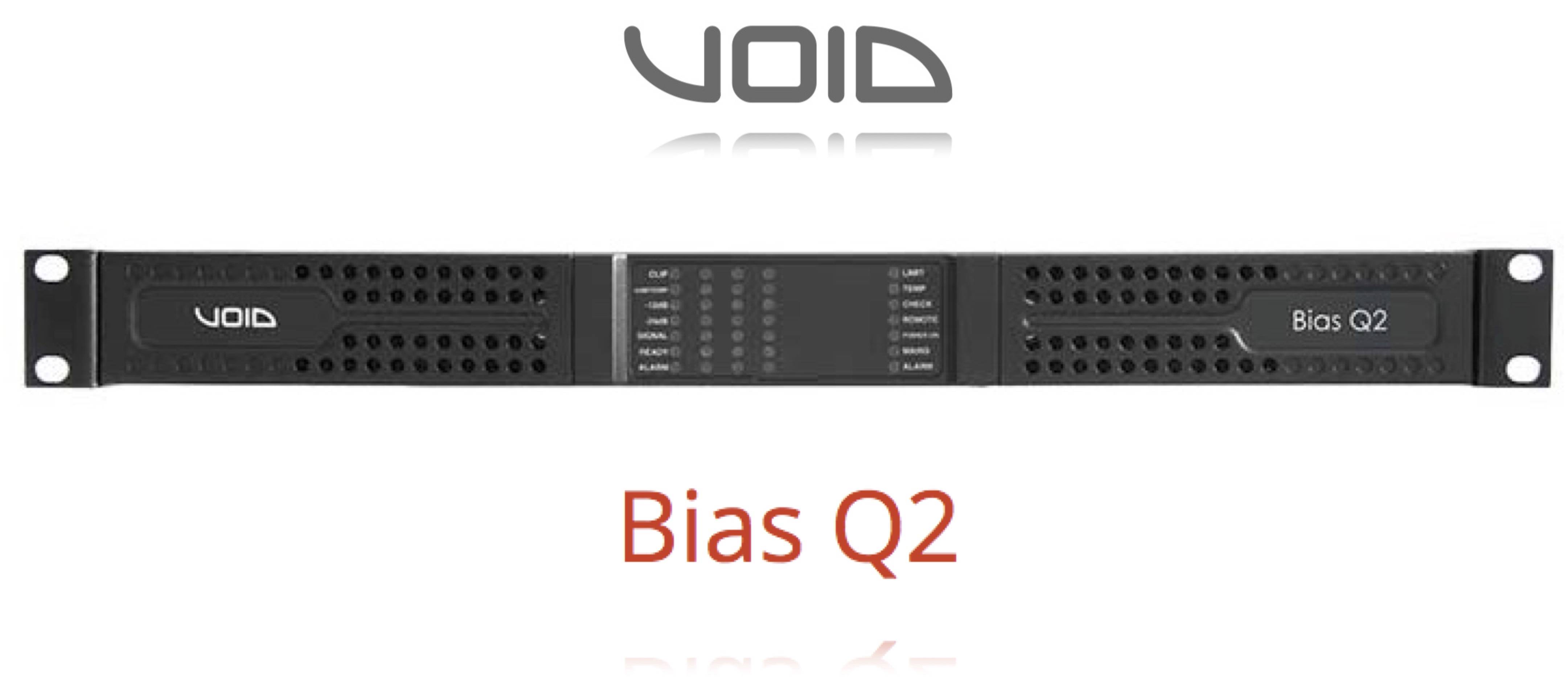 VOID Bias Q2 Amplificateur Numérique de Puissance DSP 4 x 1200 Watts (4Ω) — Void Acoustics