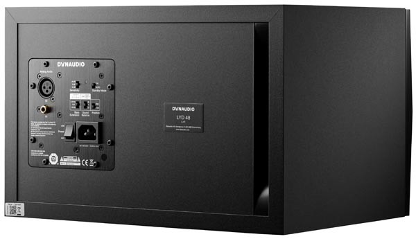 DYNAUDIO LYD48 Enceinte de Monitoring 3 Voies 180 Watts RMS (L'Unité) Black Droite