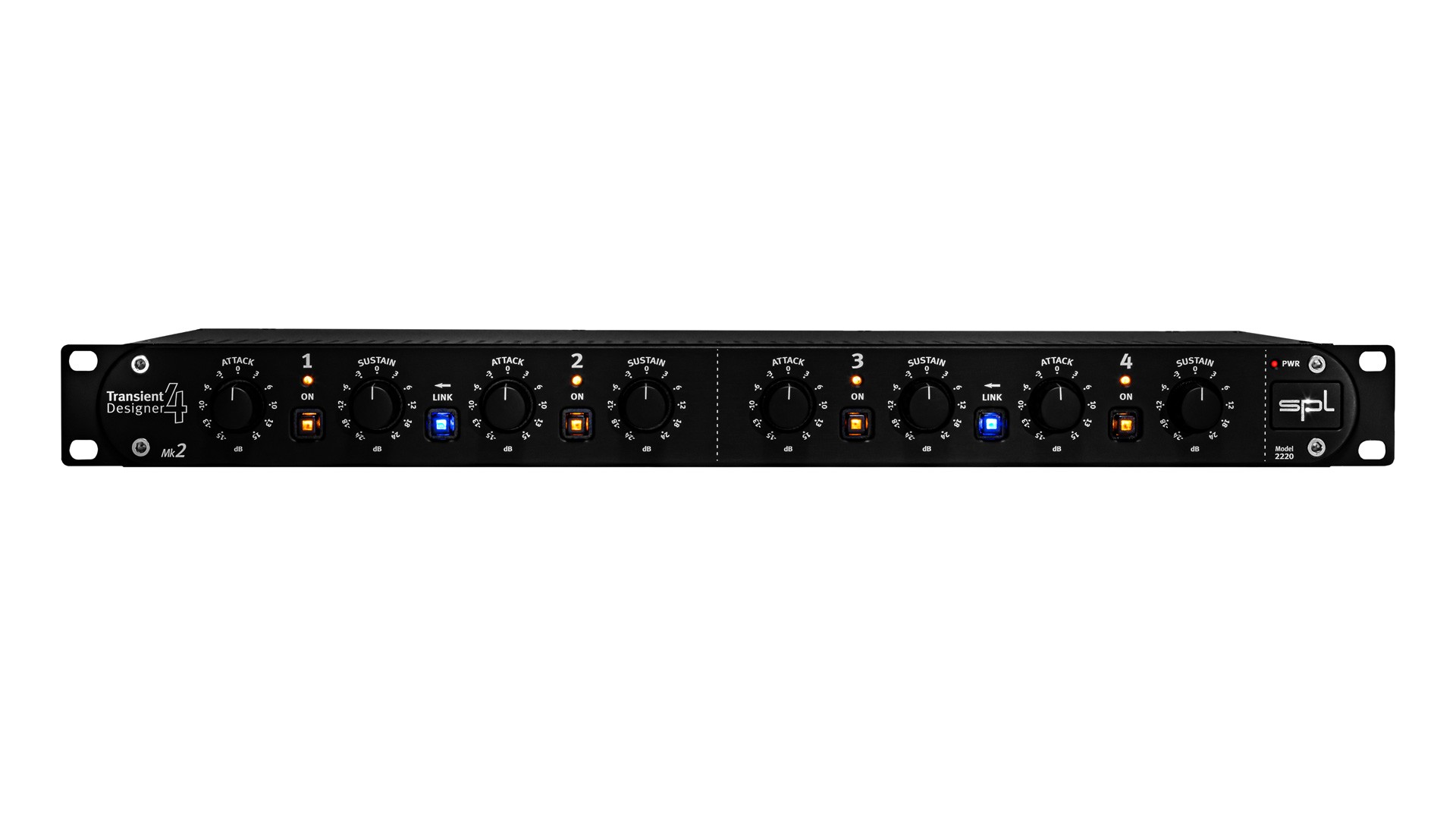 SPL TRANSIENT DESIGNER 4 MKII Traitement de Dynamique 4 Canaux — SPL (Sound Performance Lab)