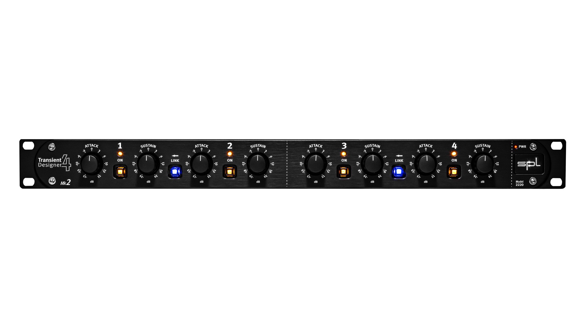 SPL TRANSIENT DESIGNER 4 MKII Traitement de Dynamique 4 Canaux