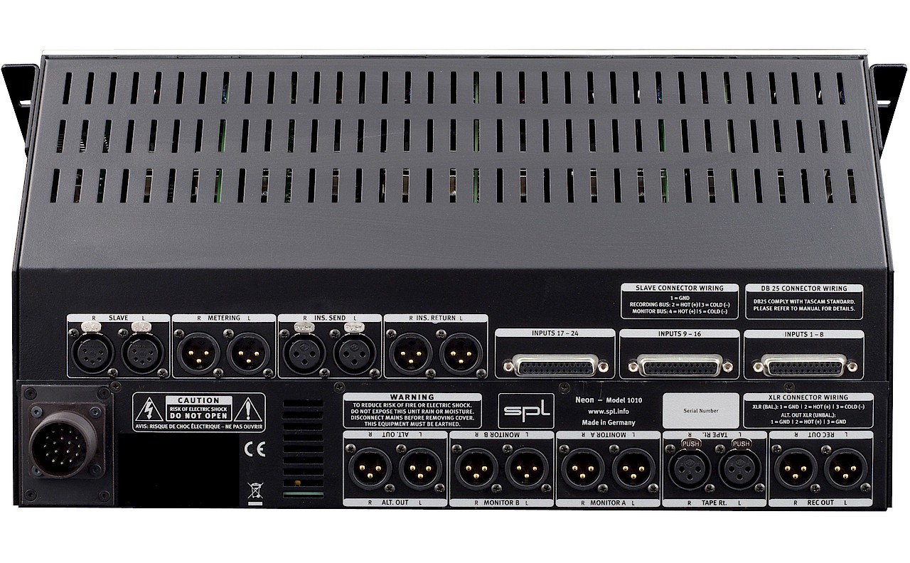 SPL NEOS Console de Monitoring & Mixage 120V/24 Canaux