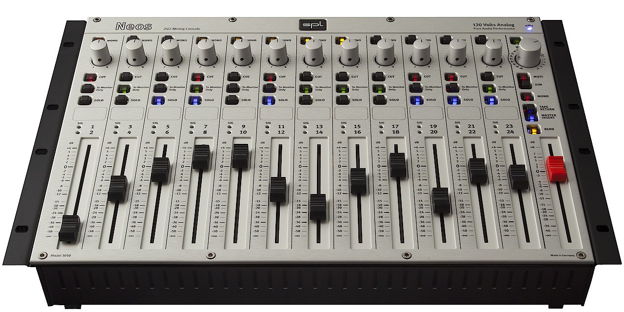 SPL NEOS Console de Monitoring & Mixage 120V/24 Canaux