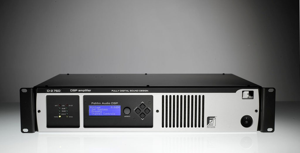 FOHHN D2-750 Amplificateur DSP 2 x 750 Watts sous 4 Ohms — Fohhn