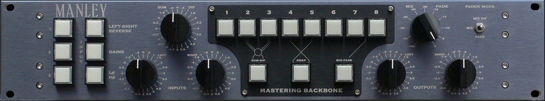 Manley BACKBONE - Sélecteur d'Insert de MASTERING — Manley