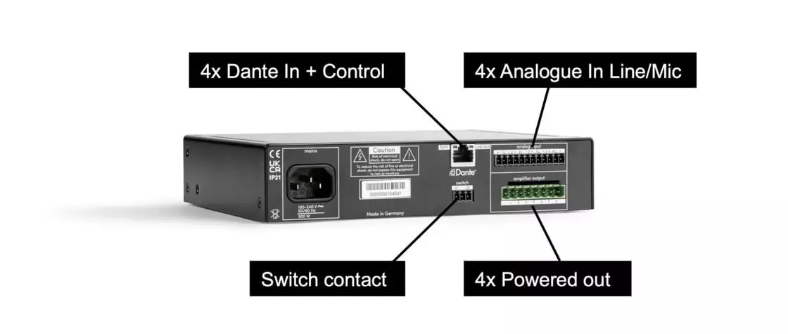 Amplificateur de puissance MA-4.100 — vue 3