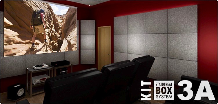 JOCAVI Staidtreat System Kit Box 3A® Panneaux Acoustiques Pour Pièce de 20 à 30m2 — JOCAVI Acoustics Panels