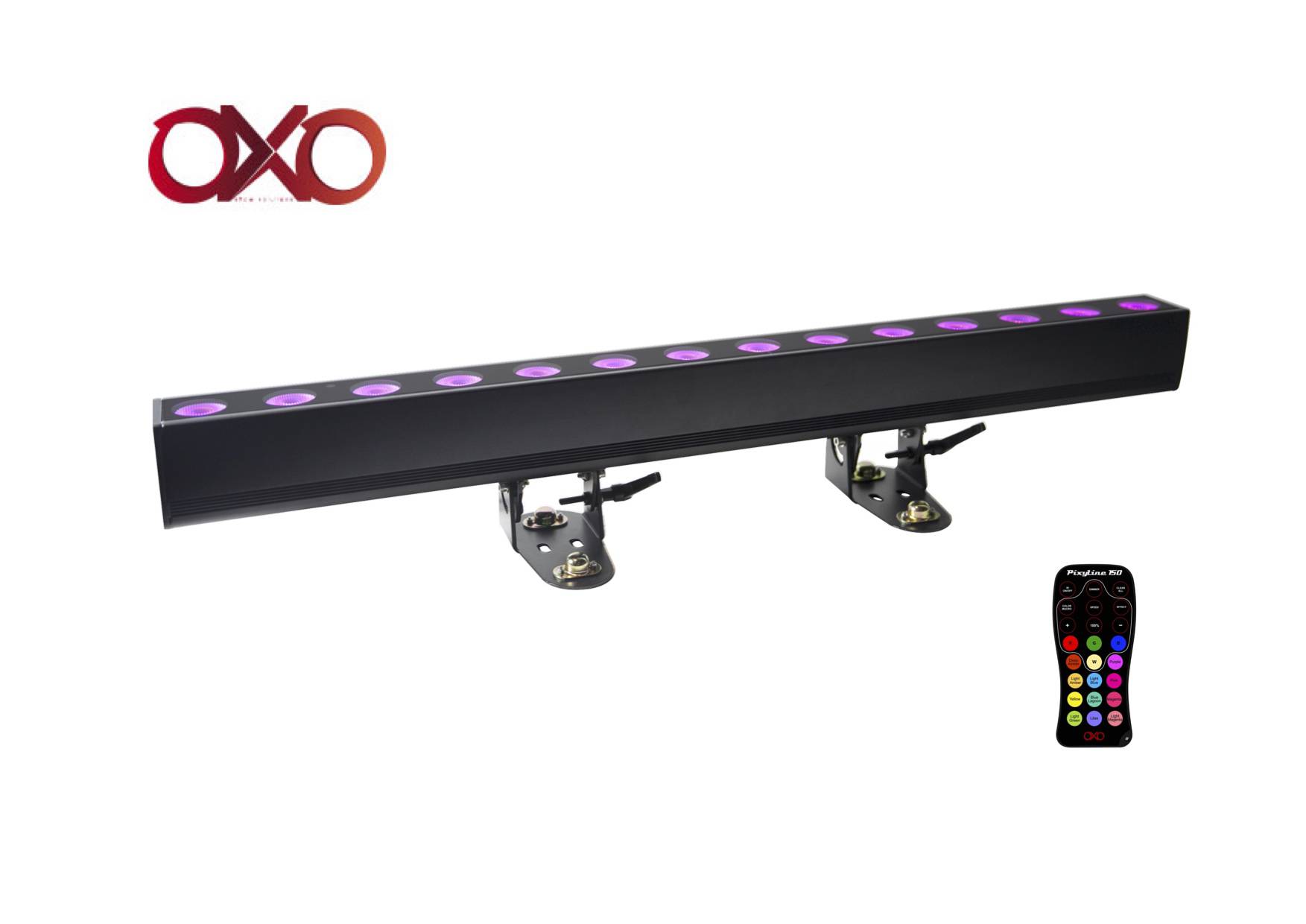 OXO PIXYLINE 150 Rampe Lumineuse LED 14 x 10 Watts RGBW 20°x50° IP65 — OXO