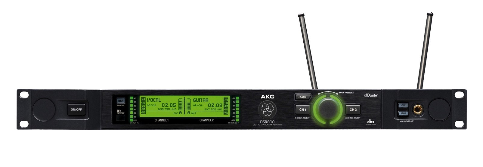 AKG DMS800 DPT Système Nunmérique Sans Fil Avec Emetteur de Poche DPT800 & Récepteur DSR800