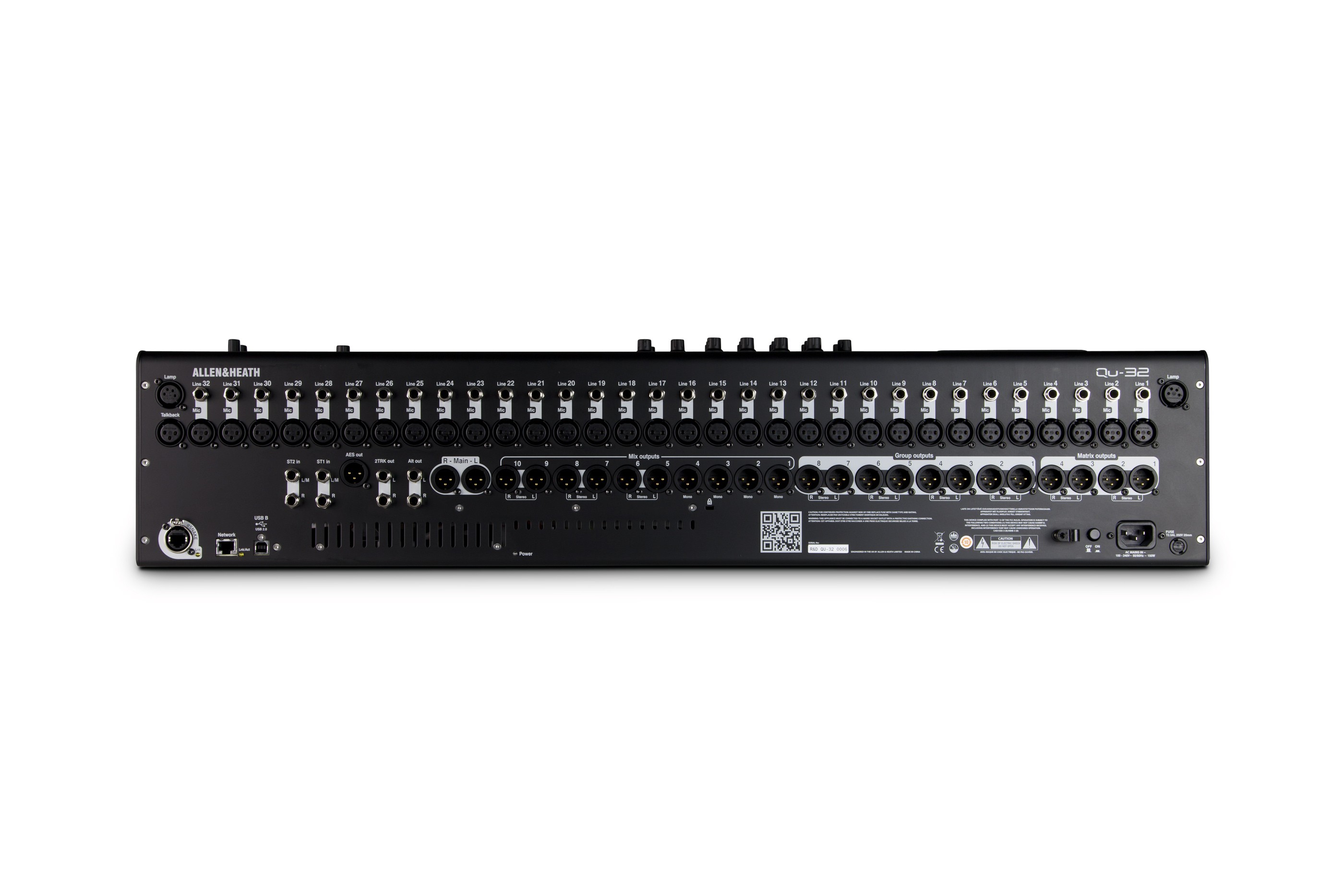 Allen & Heath QU-32 Console Numérique 38 in/28 out