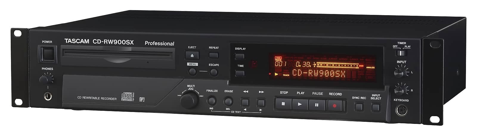 TASCAM CD-RW900-SX Lecteur Enregistreur Professionnelle de CD Audio