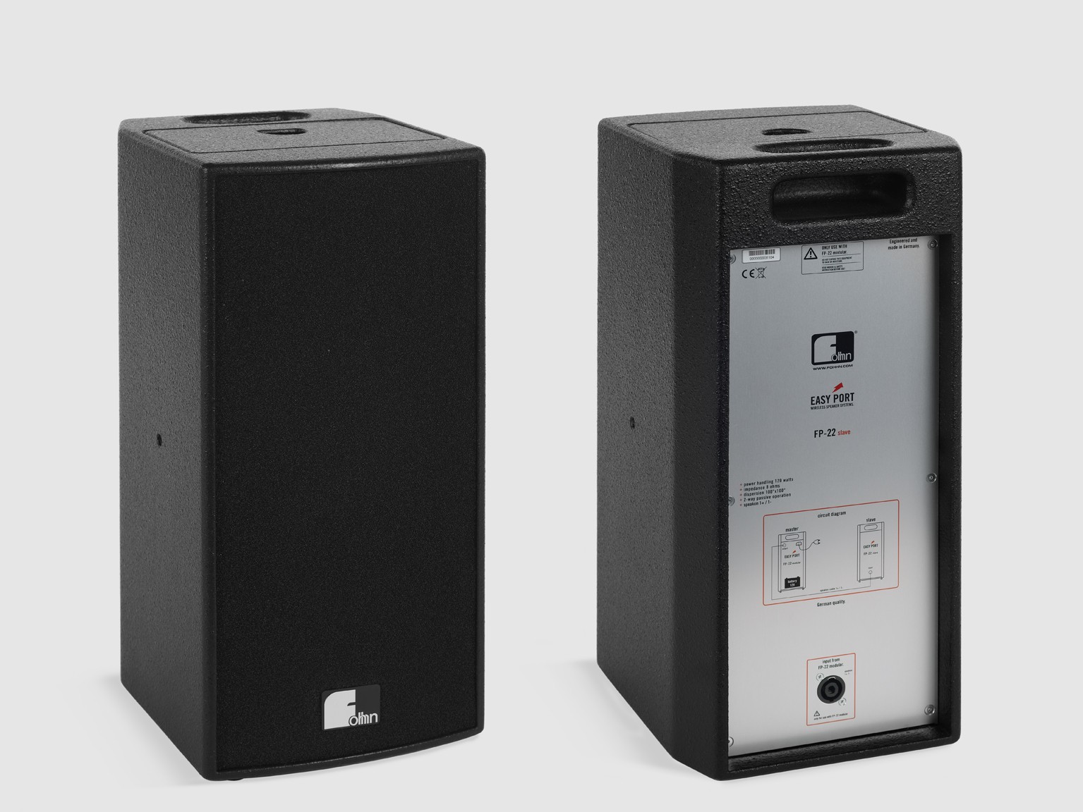 FOHHN EASYPORT FP-22S Enceinte Passive Portable — Fohhn