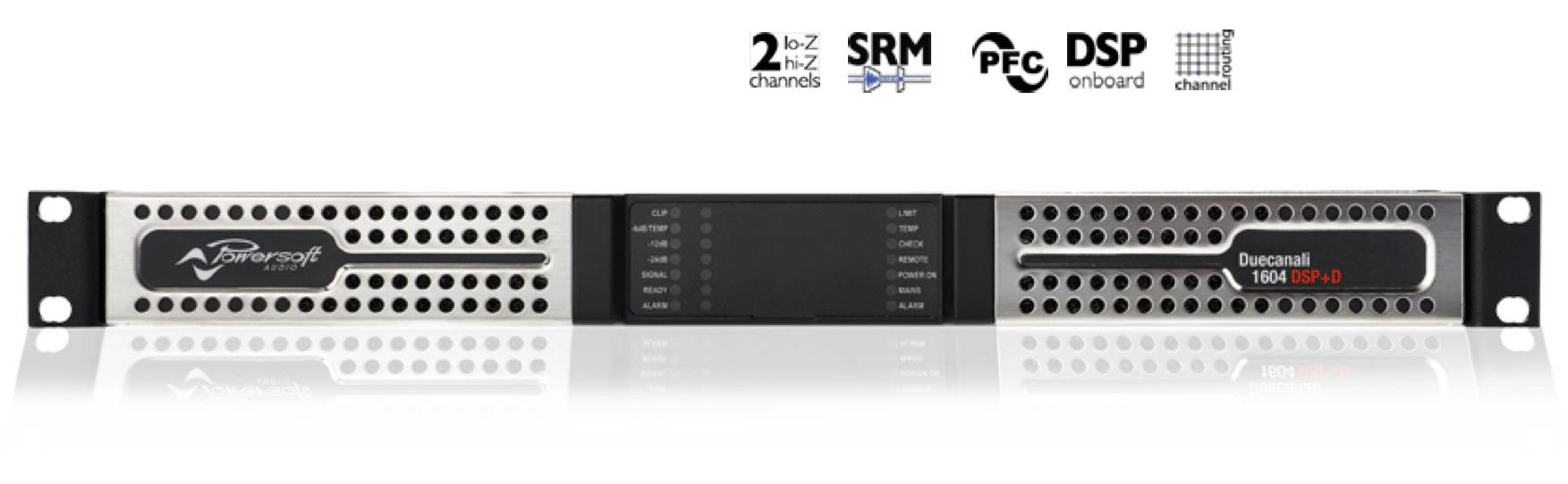 POWERSOFT DUECANALI 1604 Amplificateur de Puissance 2 x 800 Watts (8Ω)