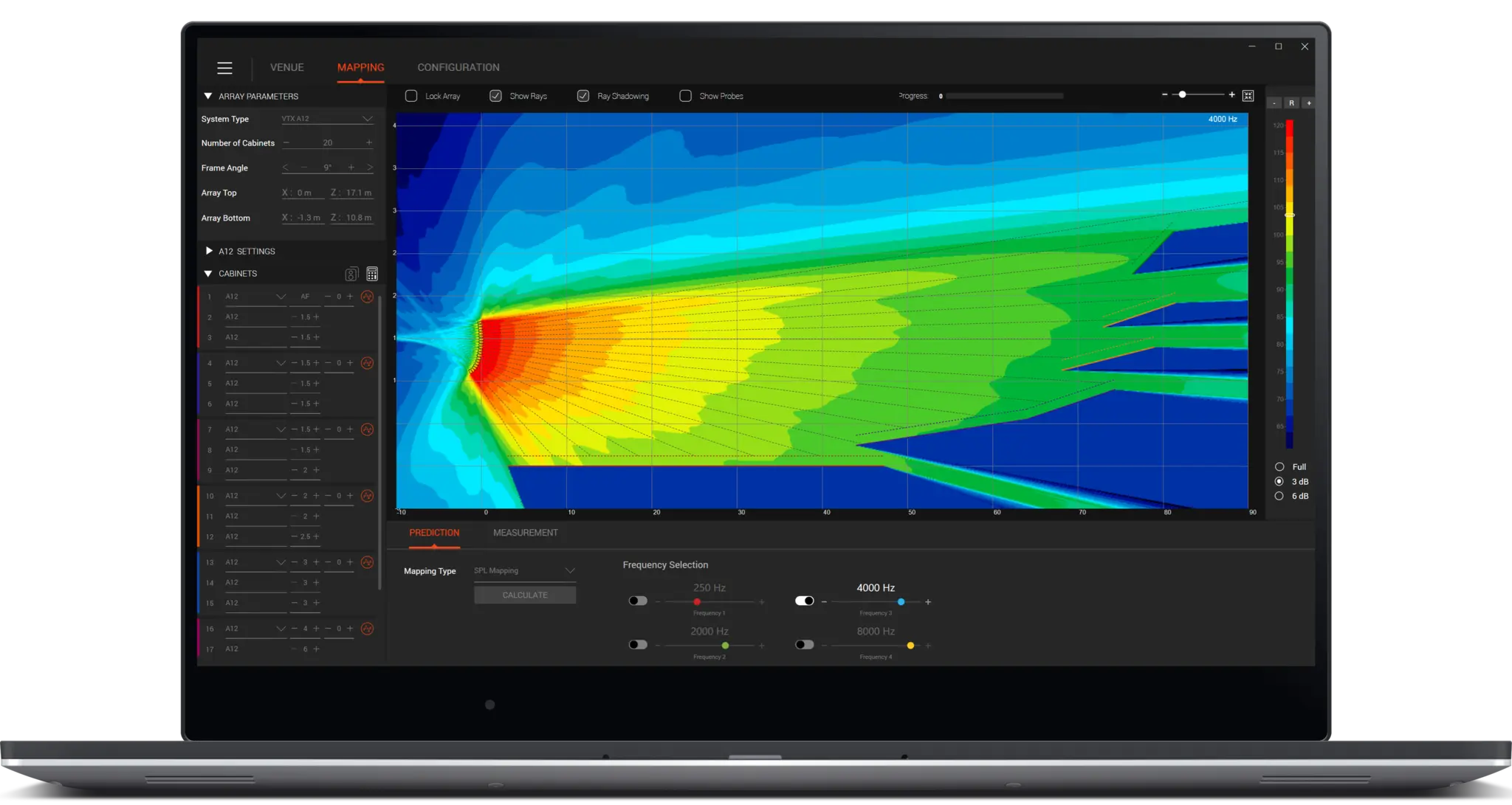 Line Array Calculator III — vue 2