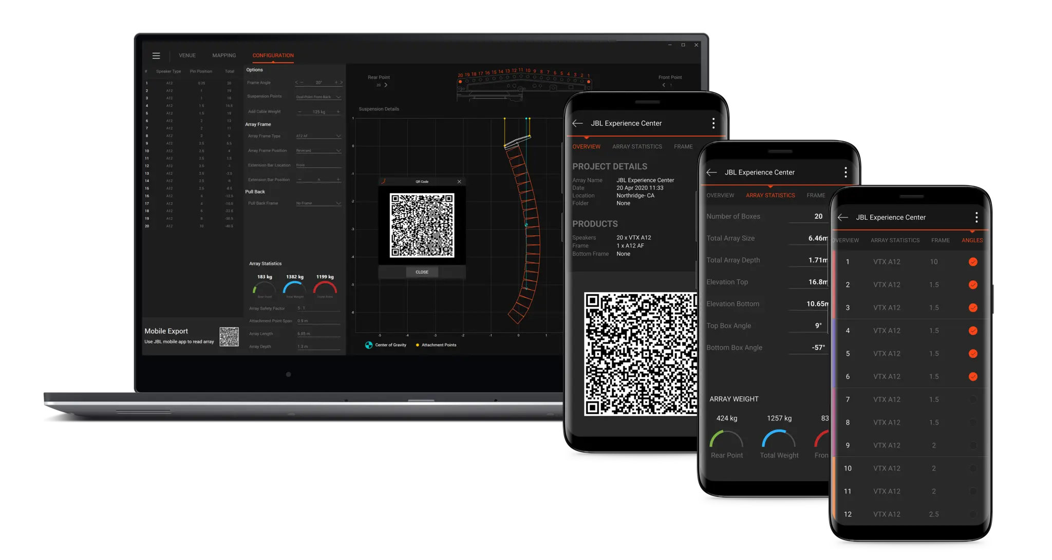 Line Array Calculator III — vue 6