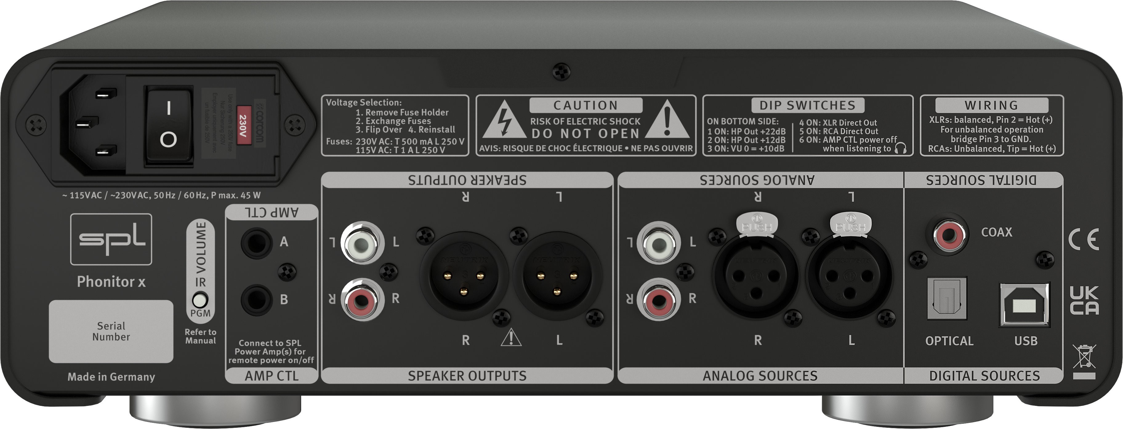 SPL PHONITOR X Préamplificateur & Ampli Casque Audiophile Haut de Gamme