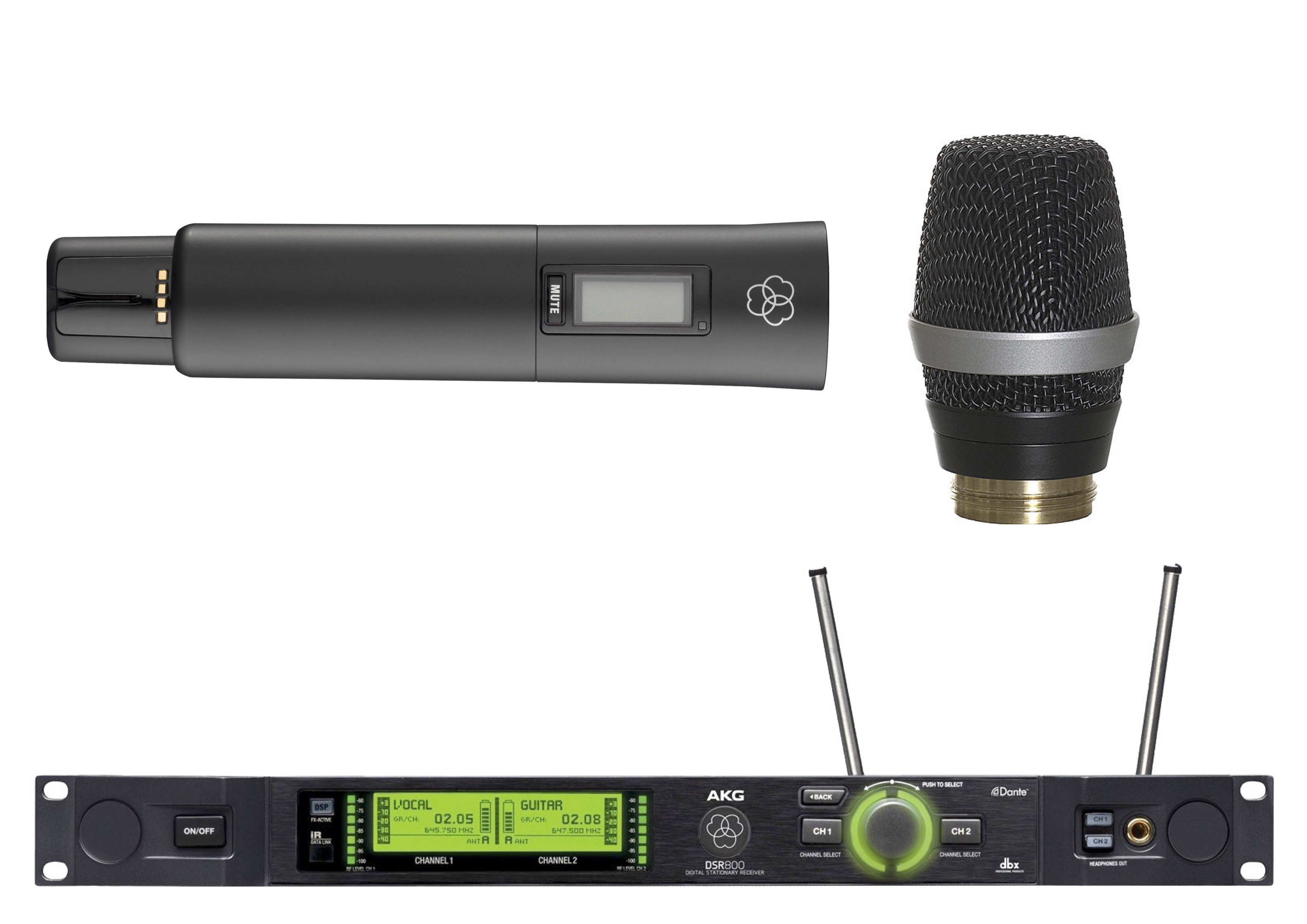 AKG DMS800 SET DHT-D5 Système Numérique Sans Fil Avec Microphone DHT800 & Capsule Dynamique D5WL1 — AKG