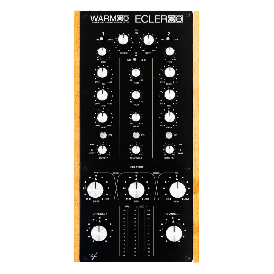ECLER Warm2 Table de Mixage Analogique 2 Voies à Boutons Rotatifs