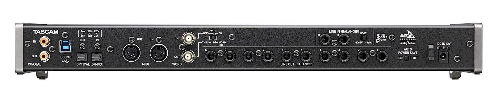 TASCAM US-20x20 Interface audio / Mixeur Numérique USB 20-canaux