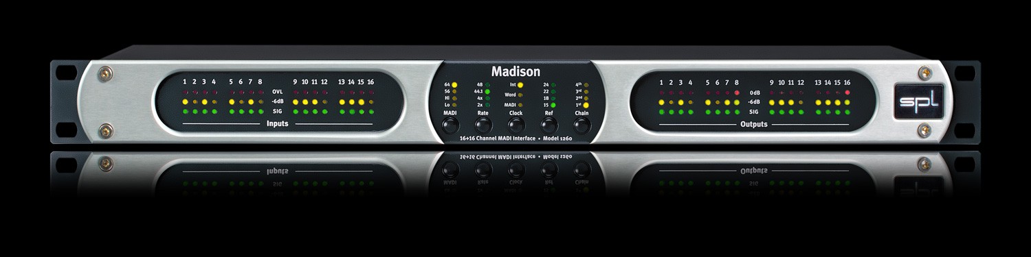 SPL MADISON Interface MADI 16+16 canaux — SPL (Sound Performance Lab)