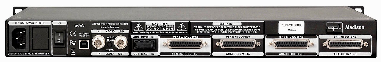 SPL MADISON Interface MADI 16+16 canaux