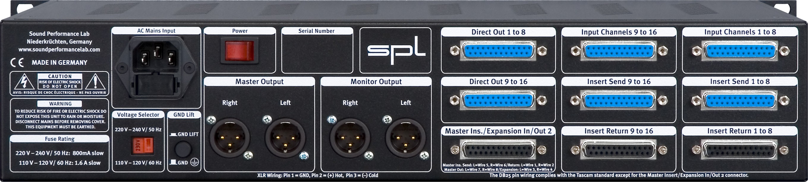 SPL MIXDREAM Sommateur Analogique 16 inserts