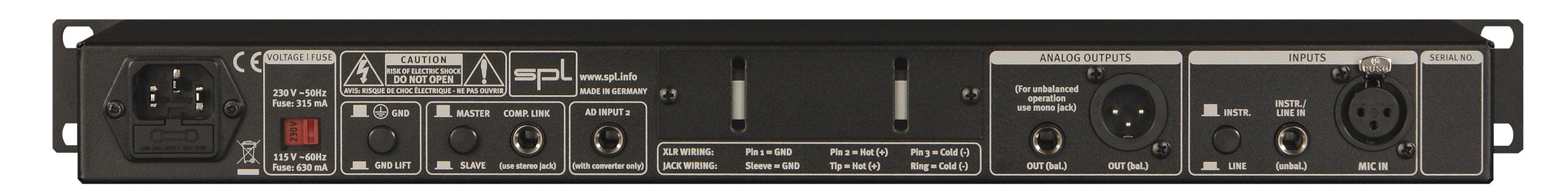 SPL TRACK ONE Préampli-De-Esseur-EQ-Compresseur