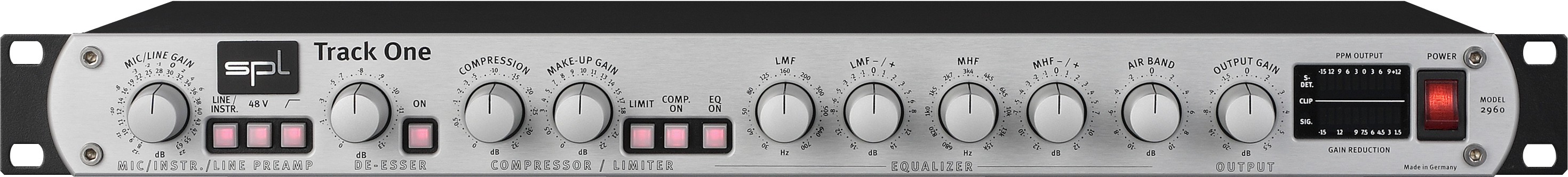 SPL TRACK ONE Préampli-De-Esseur-EQ-Compresseur — SPL (Sound Performance Lab)