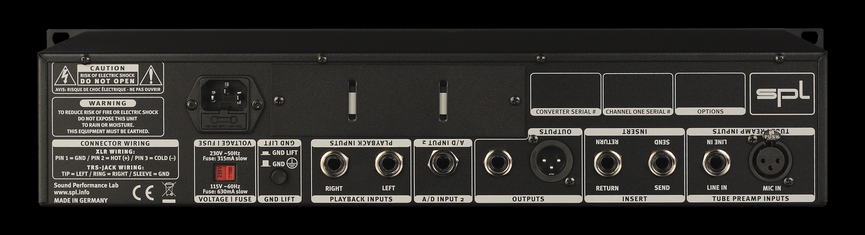 SPL CHANNEL ONE - Préampli / De-esseur / EQ / Comp